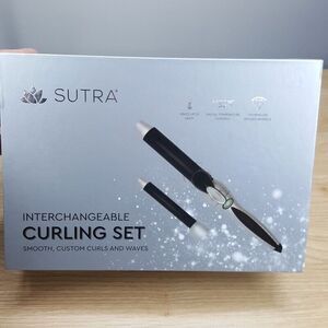 Sutra Interchangeable Hair Curling Iron Set 3 Pc Ceramic Custom Curls and Waves